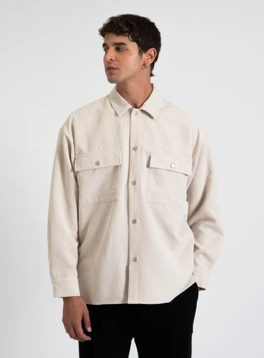 242-QUEENS CORD OVERSHIRT 12260877