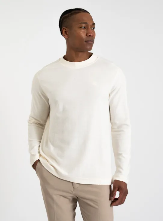 251-J30J326751 BRUSHED RIB LS TEE