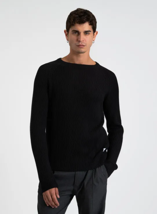 242-PANNEL KNIT CREW NECK 12258471